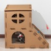 PETMAKER Cardboard Cat House with Scratching Pads - image 3 of 4