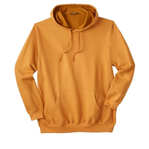 Kingsize Men's Big & Tall Fleece Pullover Hoodie - Tall - 4xl, Wood Brown :  Target