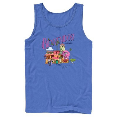 Men's Encanto Mirabel Bienvenidos Casa De Los Madrigal  Tank Top - Royal Blue - Medium