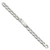 Black Bow Jewelry Men's 10mm Polished Stainless Steel Engravable I.D. Bracelet, 8.75 In. - 2 of 4