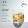 Viski Reserve Milo Crystal Rocks Glasses Old Fashioned Glass, Bourbon, Whiskey Glass and Liquor Gift Ideas Set of 4 - 2 of 4