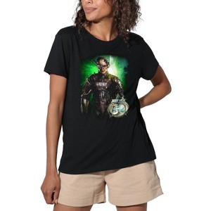 Women's Star Trek Borg 30 Loose T-Shirt Black - 1 of 4