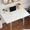 FUFU&GAGA Wooden Folding Table: Space - saving Design, Elegant Aesthetics, Sturdy Build - 3 of 4
