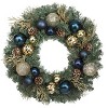 Haute Décor 24" Pre-lit Sutton Place Christmas Artificial Wreath - 2 of 4
