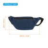 Unique Bargains Waterproof Adjustable Strap Ample Storage Waist Bags - 2 of 4