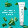 Native Premium Whitening Wild Mint & Peppermint Oil Fluoride Free Toothpaste - 4.1 oz - 4 of 4