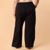 Blogilates Women's Travel Trouser High-Rise Wide Leg Sweatpants - 2 of 4