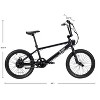 SWFT Adult BMX 20" Step Over Electric Cruiser Bike - Black - 2 of 4