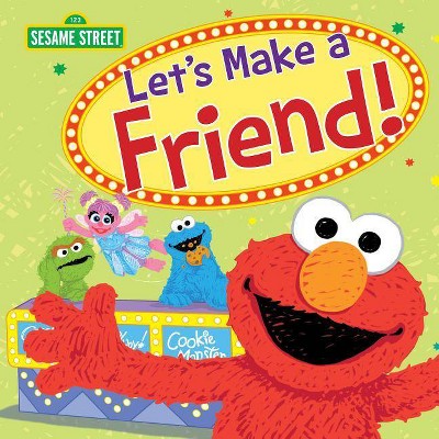 Let's Make a Friend! - (Sesame Street Scribbles) by  Sesame Workshop (Hardcover)