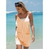 EXLURA Women's Summer Casual Sleeveless Striped Rompers Loose Spaghetti Strap Overalls 2025 Jumpsuits Vacation Beach Outfits - 4 of 4