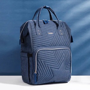 Racxily Fashion Diaper Bag, Backpack Quilted Large Mum Maternity Nursing Bag, Travel Backpack Stroller Baby Bags Nappy Baby Care - 1 of 4