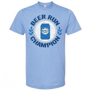 Mens Busch Light Beer Run Champion T-Shirt - 1 of 2
