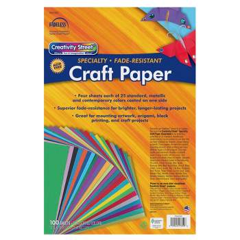 UCreate Premium Neon Art Paper Pad, 5 Assorted Colors, 9 inch x 12 inch, 50 Sheets, Pack of 3