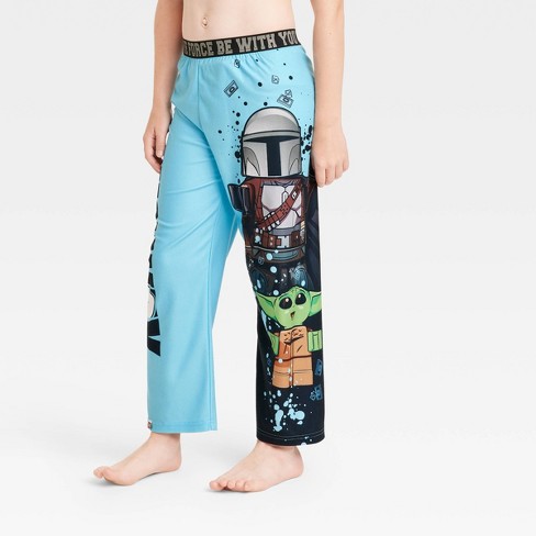 Boys' LEGO Star Wars: The Mandalorian The Child 2pk Pajama Pants -  Green/Turquoise Blue/Gray XS