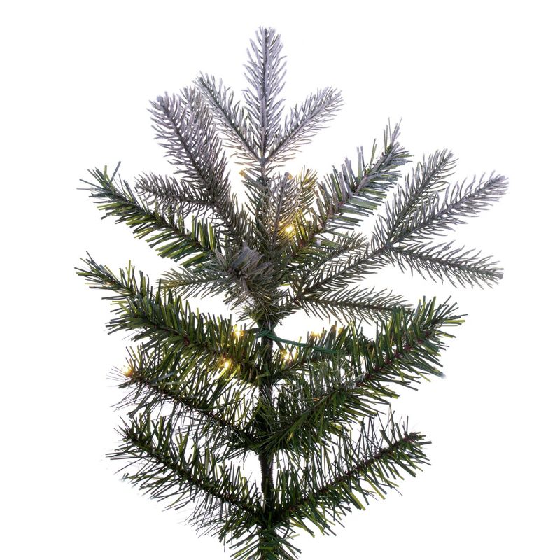 Vickerman Artificial Frosted Slim Douglas Fir Christmas Tree, 2 of 7