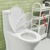 Aghana Digitals White Round Toilet Seat with Slow Close Cover, Quick Release Hinges, Easy Install & - 4 of 4