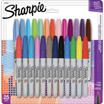 Sharpie® Permanent Markers, Fine Point. Assorted Mystic Gem Colors, Pack Of  24 Markers - Zerbee