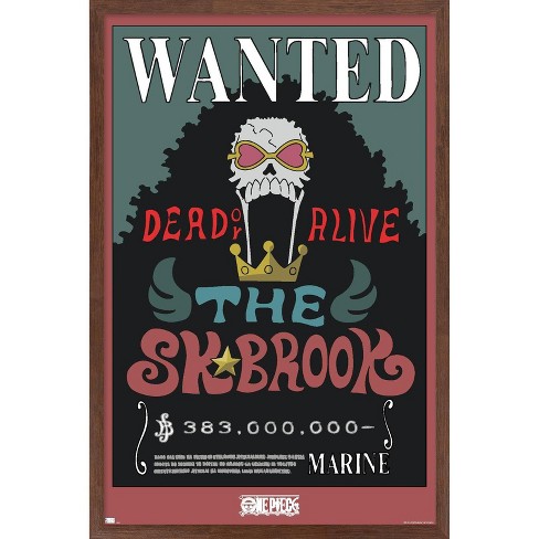 Trends International One Piece - Brook Wanted Poster Framed Wall Poster Prints - image 1 of 4