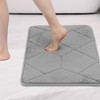 REGALWOVEN Memory Foam Absorbent Thick Quick Dry Comfy Washable Non-Slip Bath Mats - 2 of 4