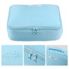 Unique Bargains Makeup Bag Cosmetic Travel Bag Large Makeup Bag Make Up Brush Organizer Bag Toiletry Bag for Women 1 Pcs - 3 of 4