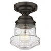 Z-Lite Vaughn 1 - Light Flush Mount in  Bronze - 4 of 4