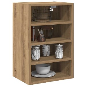 CLIHOME Open 4-Tier Storage Wall Kitchen Storage Cabinet for Modern Living Spaces - 1 of 4