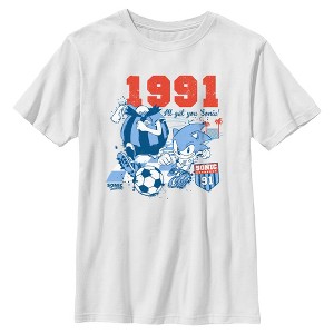 Boys Sonic the Hedgehog All Get You Soccer T Shirt - 1 of 4