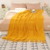 Catalonia Knitted Throw Blanket for Couch, Decorative Blanket with Fringe, Acrylic Leisure Blanket for Bed, Sofa, Living Room - 4 of 4