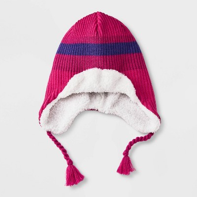 Girls' Knitted Hat - All in Motion™ Pink