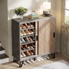 Tribesigns 5-Tier Shoe Cabinet with Sliding Doors - 4 of 4