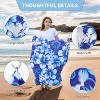 Tirrinia Hooded Microfiber Beach Towels for Womens Mens Teens, Surf Cape Changing Towel Robe, Oversized Quick-Dry Beach Towel, Gift Ideas for Moms - 2 of 4