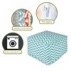 Majestic Home Goods,Ottoman Pouf Chevron - 2 of 4