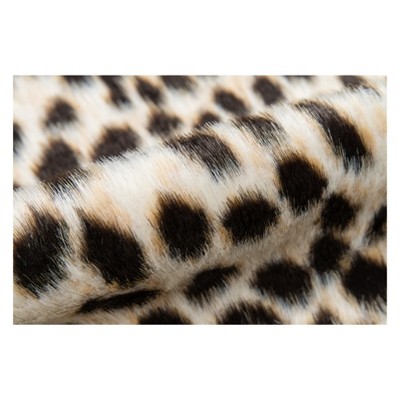 Erin Gates Multi Rectangular Faux Fur Area Rug