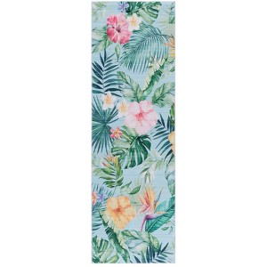 Malibu MBU849 Power Loomed Machine Washable Skid-Resistant Indoor Rugs - Safavieh - 1 of 4