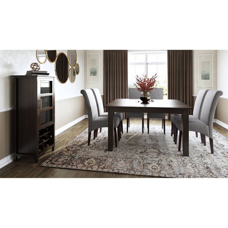Colburn Solid Hardwood Square Dining Table Java Brown - WyndenHall, 3 of 11