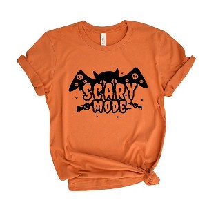 Simply Sage Market Women's Scary Mode Bat Short Sleeve Graphic Tee - 1 of 4