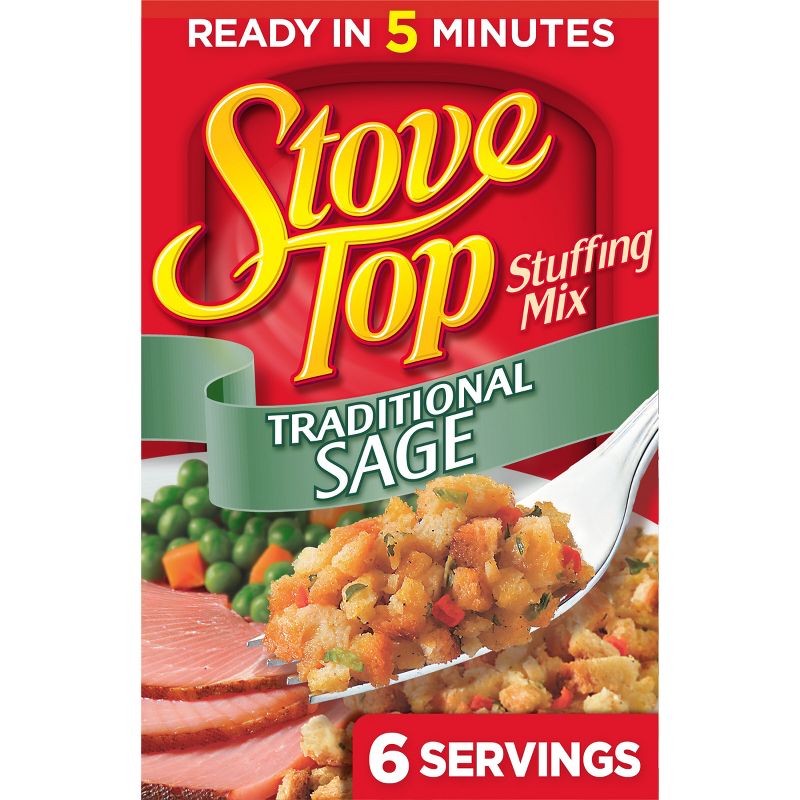 Stove Top Traditional Sage Stuffing Mix - 6oz, 1 of 11