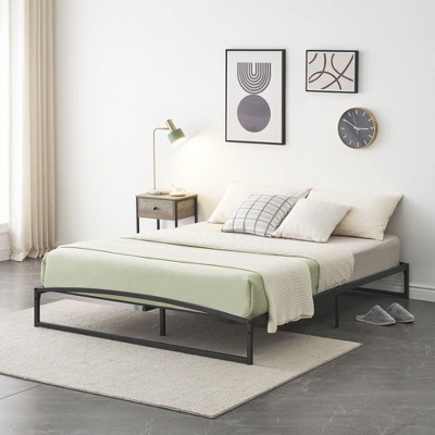 homfan Bed Frame Low Profile, Metal Platform Bed Frame, Mattress Foundation, No Box Spring Needed