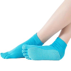 Solid Color Toe Socks from the Sock Panda (Women's Sizes, Adult Medium) - 1 of 3