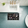 Stupell Industries Dark Flowers & Garden Friends Printed Plush Bath Mat And Bath Rug, Design By Ani Del Sol, 18"X30" - 3 of 4