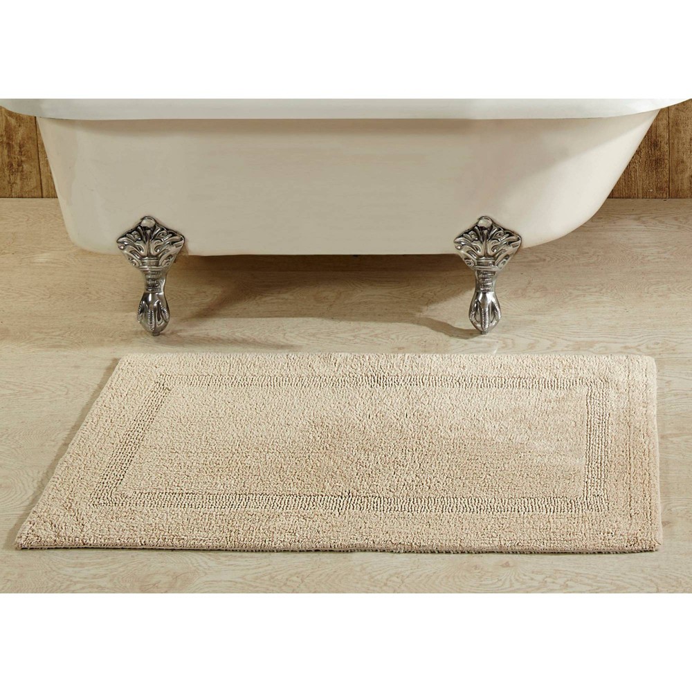 24inx40in Lux Collection Bath Rug Sand - Better Trends