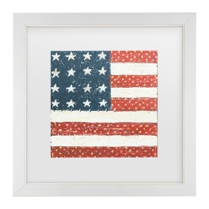 Trademark Fine Art - David Carter Brown Americana Quilt IV Matted Framed Art - 1 of 4