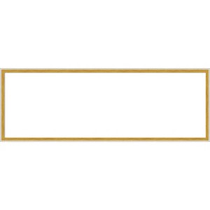 Amanti Art Paige White Gold Framed Dry Erase Magnetic Board - 1 of 4