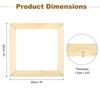 Unique Bargains DIY Sturdy Wood Easy to Assemble Canvas Frame for Oil Paintings - 2 of 4