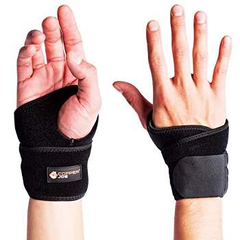 Copper Joe Wrist Strap/Wrist Brace/Wrist Wrap/Hand Support for Wrists, Arthritis, Carpal Tunnel, Tendonitis Wrist Sleeve Adults Right and Left Hand
