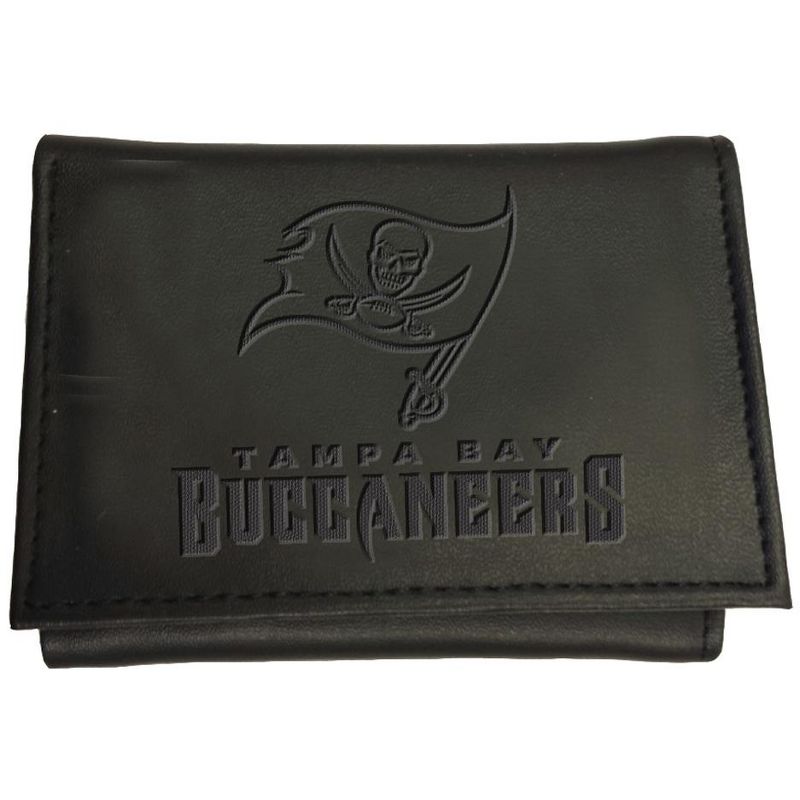 Evergreen Tampa Bay Buccaneers Tri Fold Leather Wallet, 1 of 3