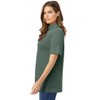 Woman Within Plus Size Ribbed Short Sleeve Turtleneck - 3 of 4