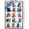 Trends International PD Moreno - Play Cats Framed Wall Poster Prints - 3 of 4