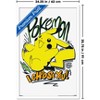 Trends International Pokémon: Expressive Doodle - I Choose You! Framed Wall Poster Prints - 3 of 4