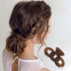 Unique Bargains Women's Classic Transparent Plastic Hairpin 3.54"x1.89"x1.61" 1 Pc - 2 of 3